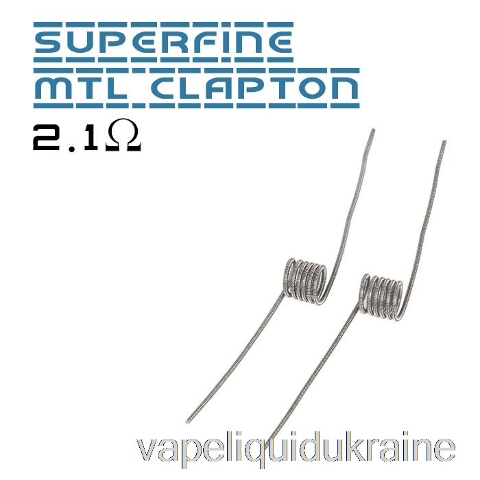 Vape Liquid Ukraine Vandy Vape Performance Prebuilt Coils 2.1ohm Superfine MTL Clapton Coil
